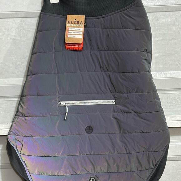 NWT Arcadia‎ Trail Ultra Reflective Dog Jacket - Grey - XXL - Picture 5 of 13